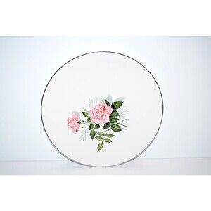 Vtg Taylor Smith Taylor Summer Rose Dinner Plate 10.5" replacement